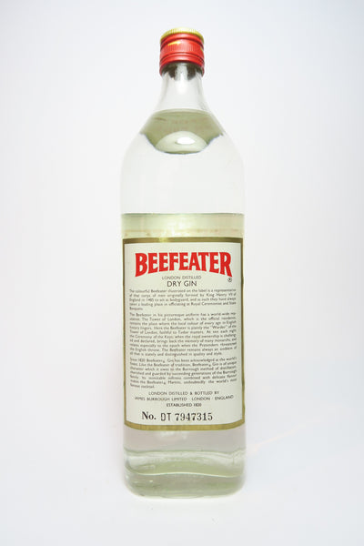 James Burrough's Beefeater London Dry Gin - c. 1969 (No ABV Stated