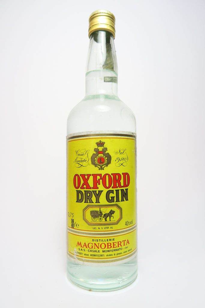 Magnoberta Oxford Dry Gin - 1970s (40%, 75cl)