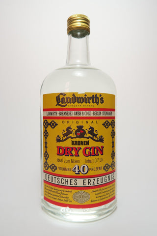 Landwirth's Dry Gin - 1970s (40%, 70cl)