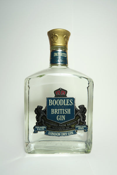 Cock Russell & Co.'s Boodles London Dry Gin - 1970s (47.2%, 75cl