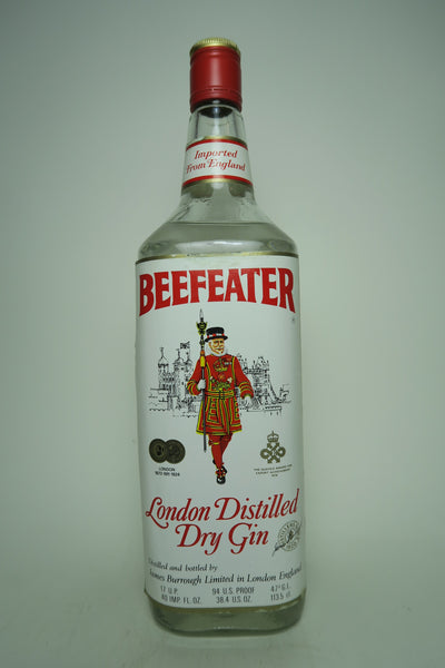 ☆レア☆BEEFEATER DRY GIN 旧ラベル 古酒 760ml ☆レア☆BEEFEATER DRY GIN 旧ラベル 古酒 760ml - メルカリ