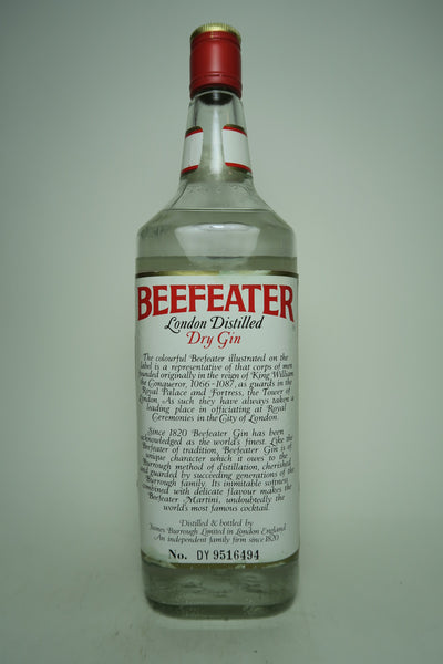 Beefeater London Dry Gin - c. 1976 (47%, 114cl) – Old