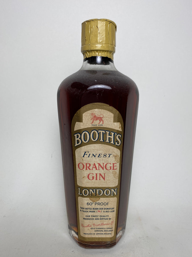 Booth's Orange Gin - 1950s (34%, 35cl)