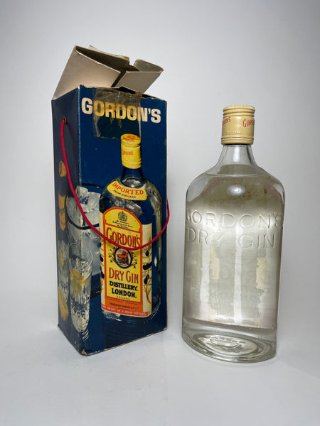 Gordon's London Dry Gin (Export) - 1960s (47.3%, 75cl) – Old