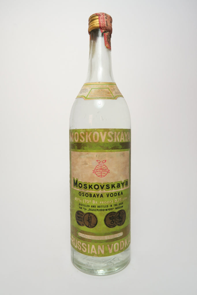 Moskovskaya Russian Vodka - 1970s (40%, 75cl)