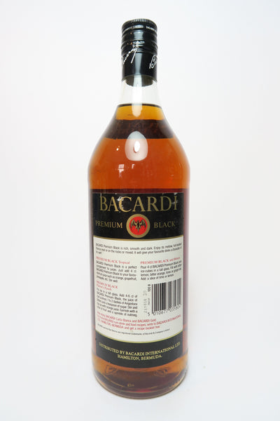 Bacardi Premium Black Rum - 1980s (40%, 100cl) – Old Spirits Company