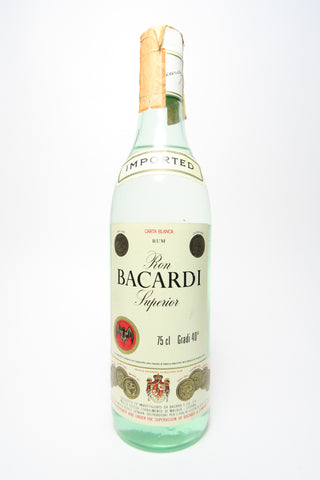 Bacardi Carta Blanca - 1970s (40%, 75cl)
