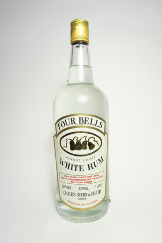 Four Bells Finest Light White Guyana Rum - 1970s (42.9%, 100cl)