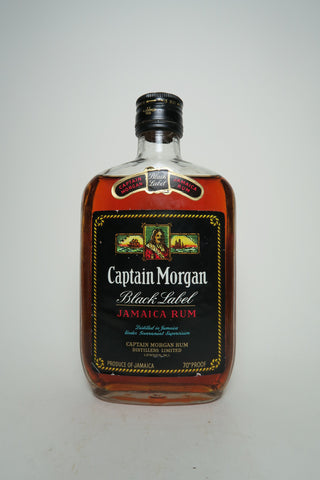 Captain Morgan Black Label Jamaica Rum - 1970s (40%, 37.5cl)
