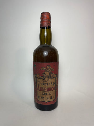 Choice Old Arpeanco White Jamaican Rum - 1930s (ABV Not Stated, 75cl)