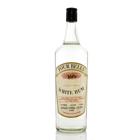 Four Bells Finest Light White Guyana Rum - 1970s (42.9%, 100cl)