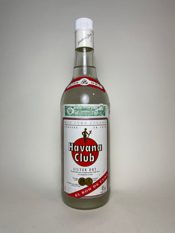 Havana Club Ron Plata Silver Dry - late 1990s (40%, 100cl)