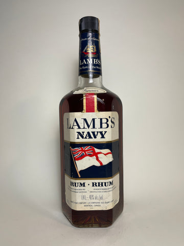 Lamb's Superior Navy Rum - 1970s (40%, 114cl)