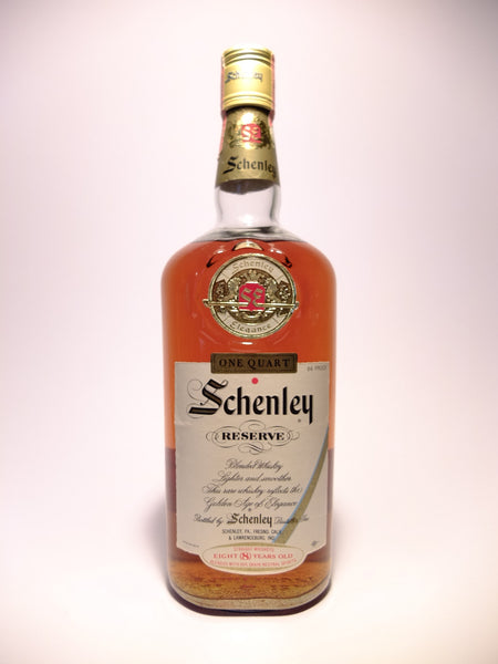 Schenley Reserve 8YO Blended American Whiskey - 1960s (43%, 94.6cl