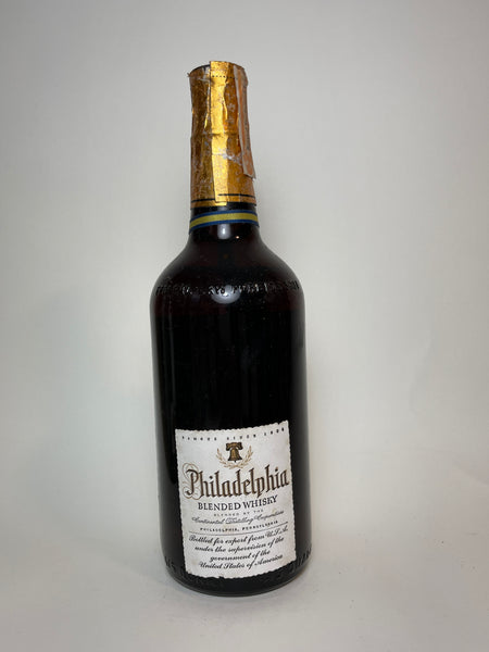 Continental Distilling Philadelphia Blended American Whiskey