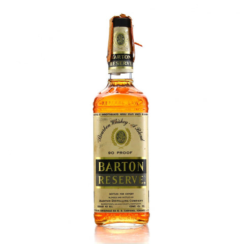 Barton Reserve 4YO Kentucky Blended Bourbon Whiskey - Bottled pre-1964 (45%, 75cl)