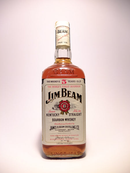 Jim Beam 5YO Kentucky Straight Bourbon Whiskey - Distilled 1964