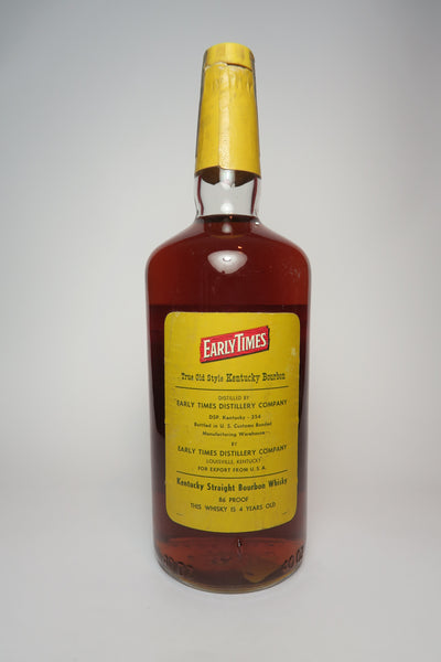 Early Times 4YO Kentucky Straight Bourbon Whiskey