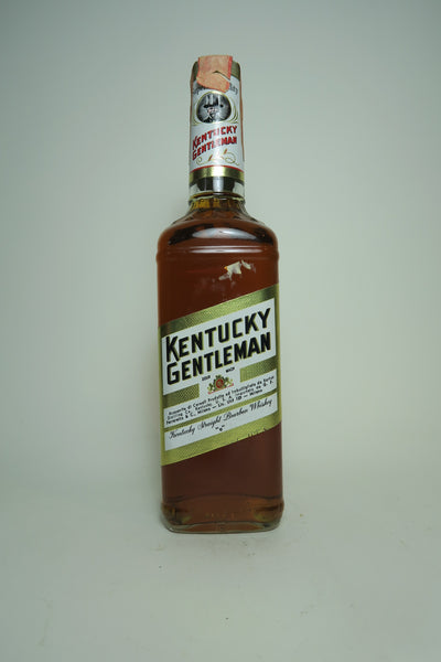 Kentucky Gentleman Straight Bourbon Whiskey - Bottled 1980 (40