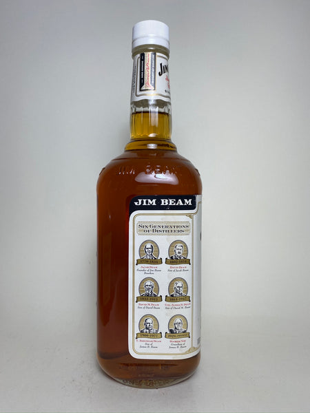 Straight Label Bourbon Distilled Kentucky Beam Company – Old Jim - 4YO White Whiskey Spirits