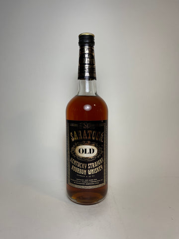 Old Saratoga Kentucky Straight Bourbon Whiskey - 1970s (43%, 70cl)