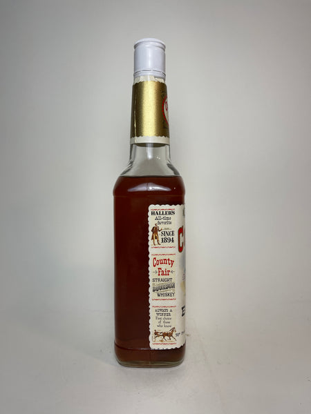 W. A. Haller's County Fair Pennsylvania Straight Bourbon Whiskey