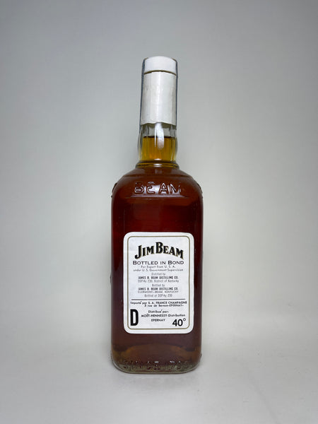 Jim Beam White - Kentucky Spirits Old – Whiskey Company Bourbon Label Bottled 1977 Straight