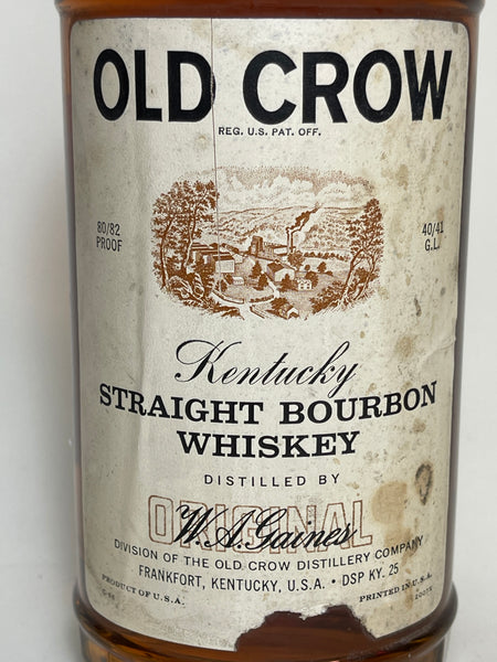 Old Crow Kentucky Straight Bourbon Whiskey - 1960s (41-42%, 70cl