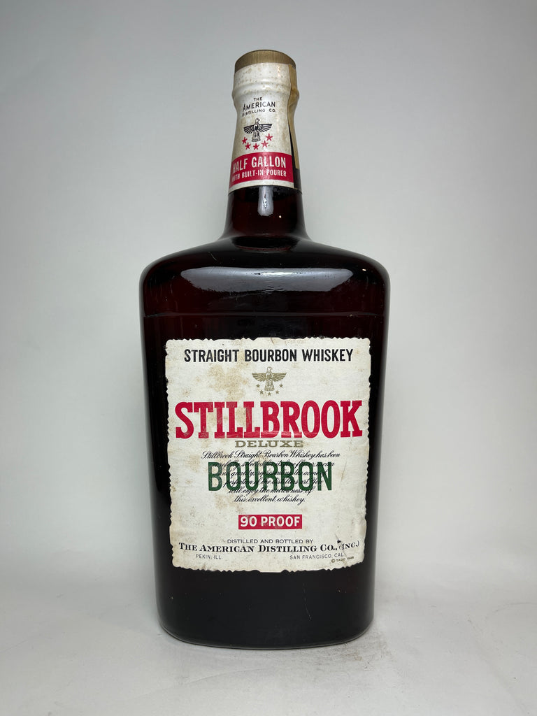 The American Distilling Company's Stillbrook 4YO American Deluxe Straight Bourbon Whiskey - Distilled 1967 / Bottled 1971 (45%, 190cl)