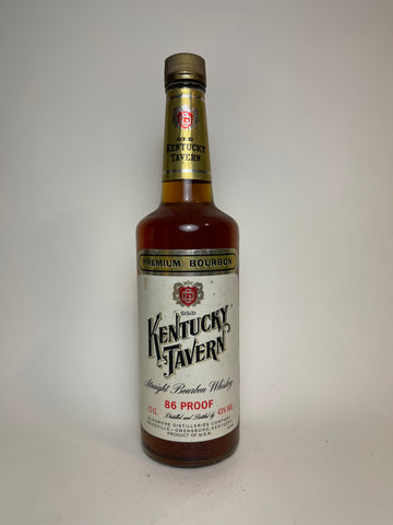 Glenmore's Old Kentucky Tavern Premium Kentucky Straight Bourbon Whiskey - Bottled 1989 (43%, 75cl)