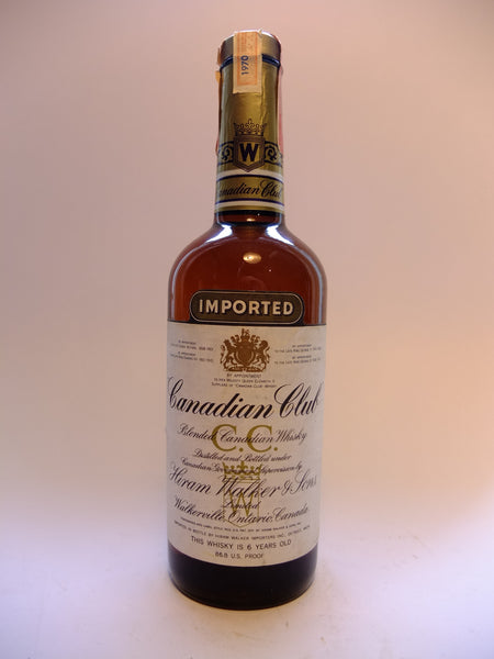 全国送料無料】特級 Canadian Club 6years old Canadian Whisky 1962