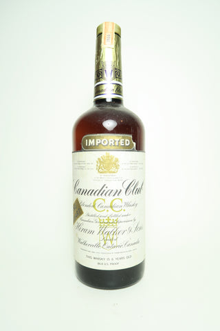Canadian Club 6YO Blended Canadian Whisky - Distilled 1966 / Bottled 1972, (43.4%, 94.6cl)