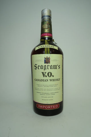 Seagram's V.O. Blended Canadian Whiskey - Distilled 1951 (ABV Not Stated, 114cl)
