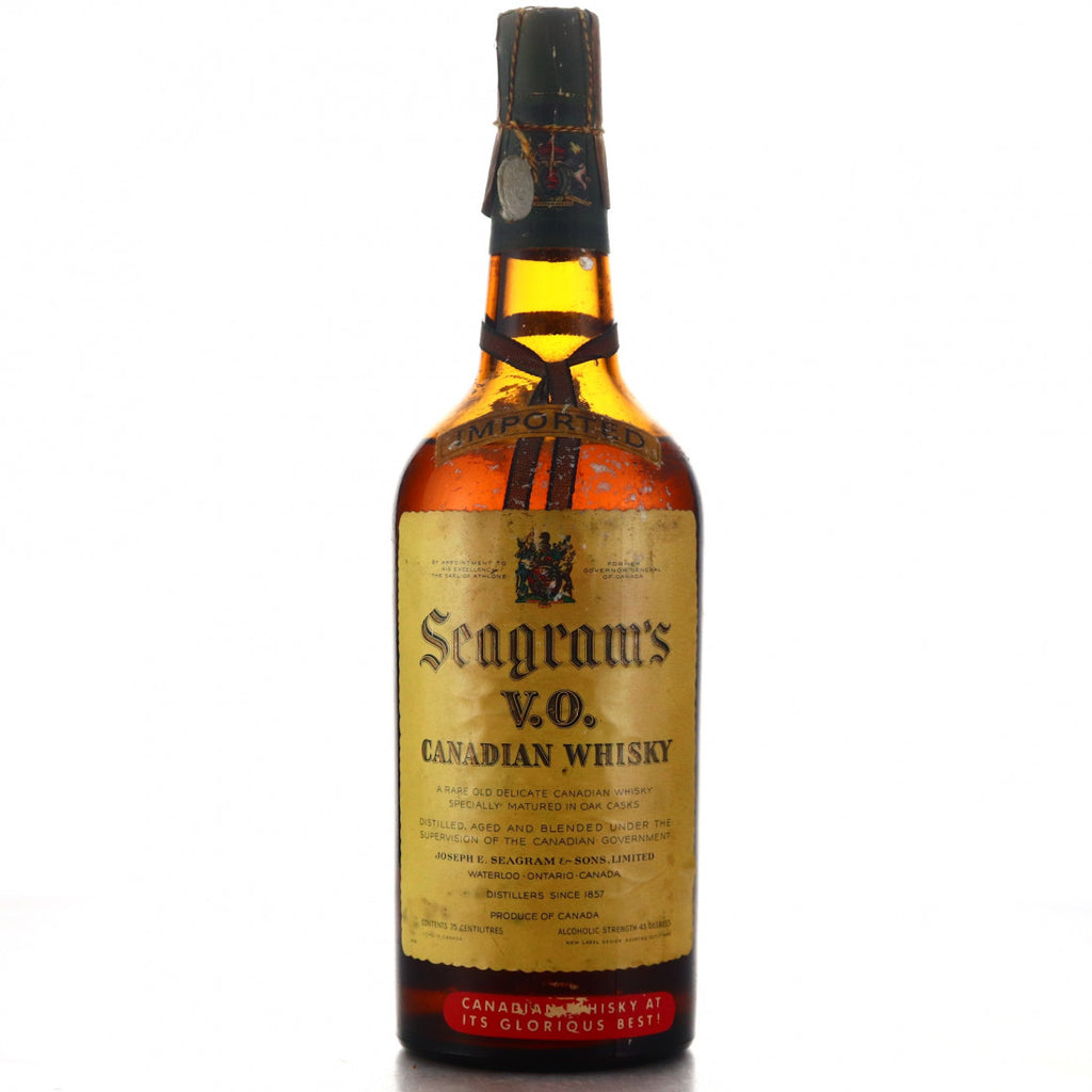 Seagram's V.O. Blended Canadian Whisky - 1950s (43%, 75cl)