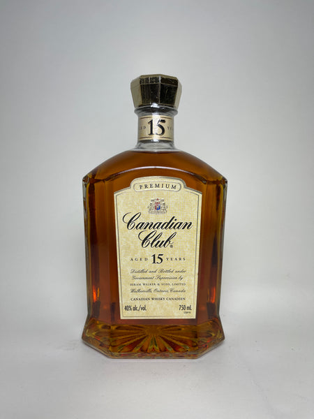 Canadian Club Whisky  古酒 Canadian Club aged 15 years (40% alc./vol.) — Canadian Whisky
