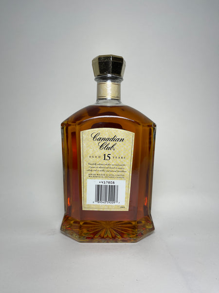 Canadian Club 15YO Blended Canadian Whisky - Distilled 1980