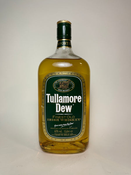 Tullamore Dew Finest Old Blended Irish Whiskey - 1980s (43%, 100cl