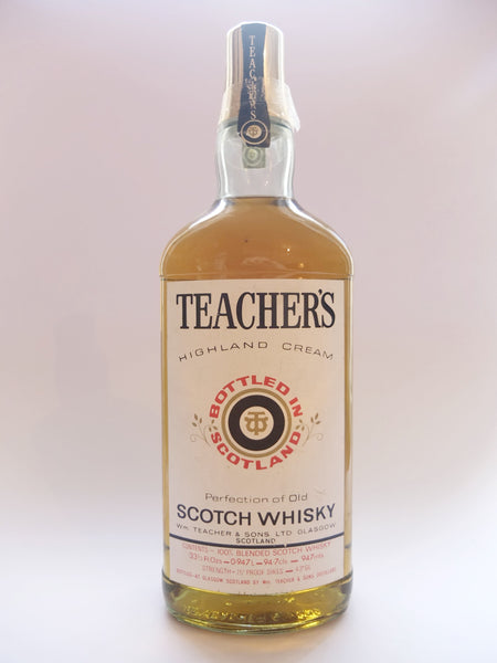 Teacher's Highland Cream Blended Scotch Whisky - 1970s (43