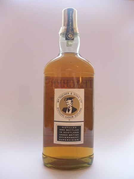 VTG Teacher's Highland Cream Scotch Whiskey 1/2 Gallon Empty