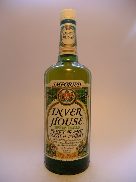 Inver House Green Plaid Rare Scotch Whisky - 1980s (40%, 100cl