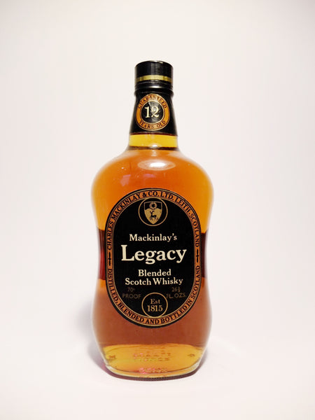 Charles Mackinlay's 12YO Legacy Blended Scotch Whisky - 1970s (40