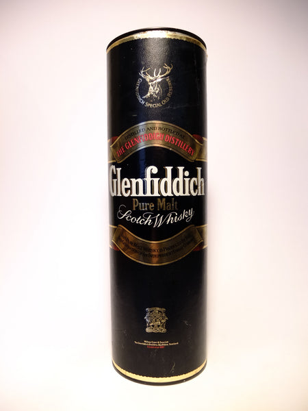 Glenfiddich Pure Malt Scotch Whisky - 1980s (43%, 100cl) – Old