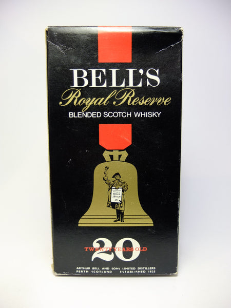 Bell's 20YO Royal Reserve Blended Scotch Whisky - 1970s (43%, 75.2