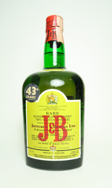 J&B Blended Scotch Whisky - 1960s (43%, 200cl) – Old Spirits Company