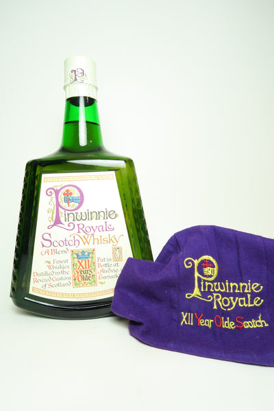 Pinwinnie Royale 12YO Blended Scotch Whisky - 1970s (40%, 175cl