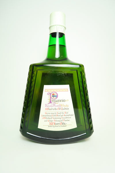 Pinwinnie Royale 12YO Blended Scotch Whisky - 1970s (40%, 175cl