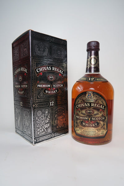 Chivas Regal 12 Year Old Blended Scotch Whisky - post-1990