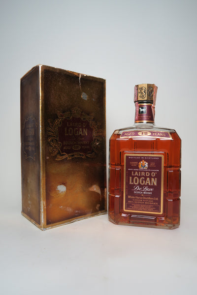 White Horse Laird O Logan 12YO De Luxe Blended Scotch Whisky - 1970s (