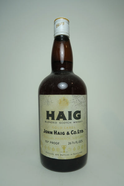 John Haig Gold Label Blended Scotch Whisky - 1970s (40%, 75cl
