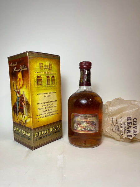 Chivas Regal 12YO Blended Scotch Whisky - 1960s (43%, 75cl